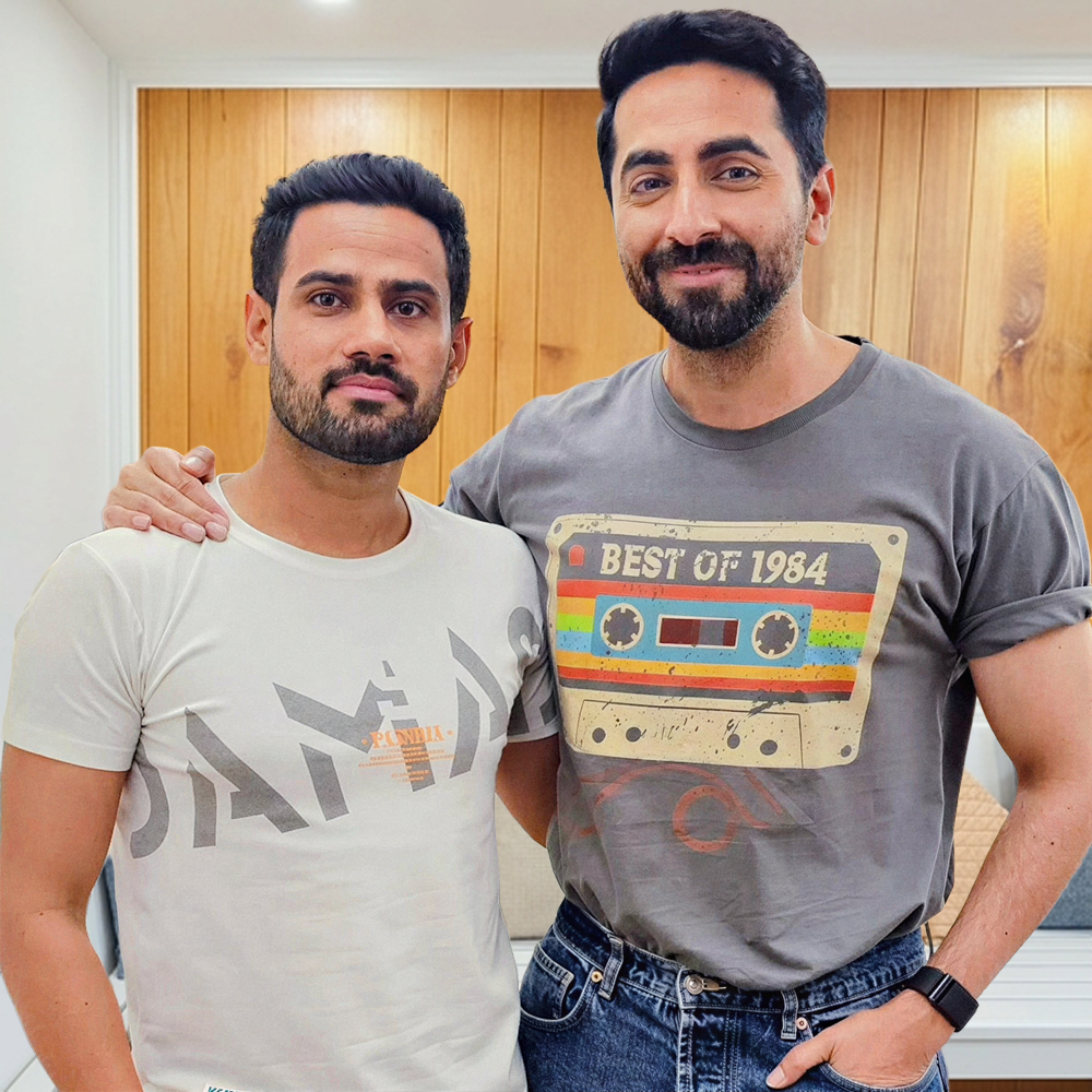 Physiotherapy session with actor Ayushmann Khurrana in Mumbai