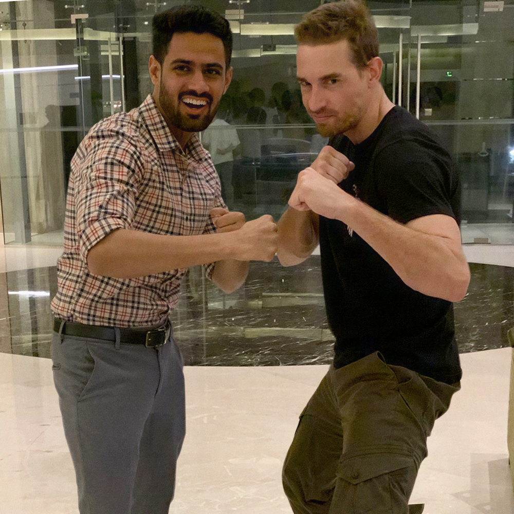 Physiotherapy session with Deville van Niekerk in Mumbai