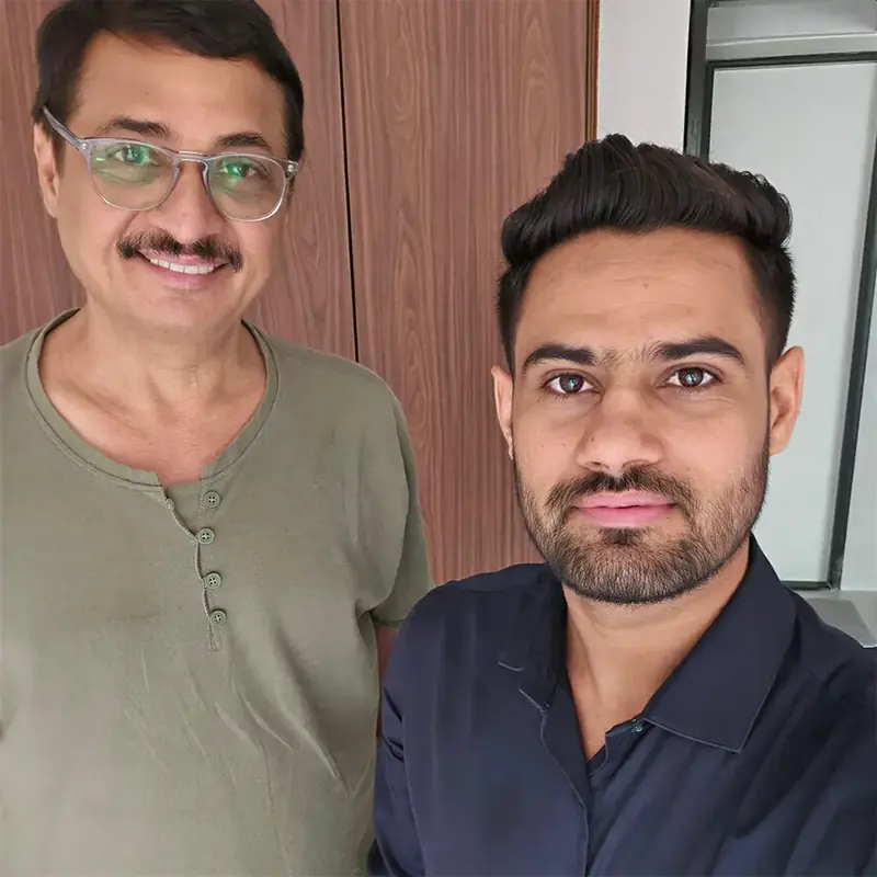 Physiotherapy session with actor Nandu Madhav in Mumbai