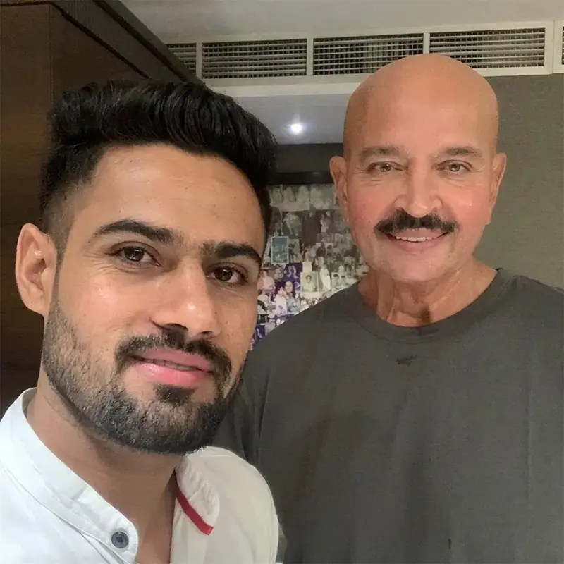Physiotherapy session with actor Rakesh Roshan in Mumbai