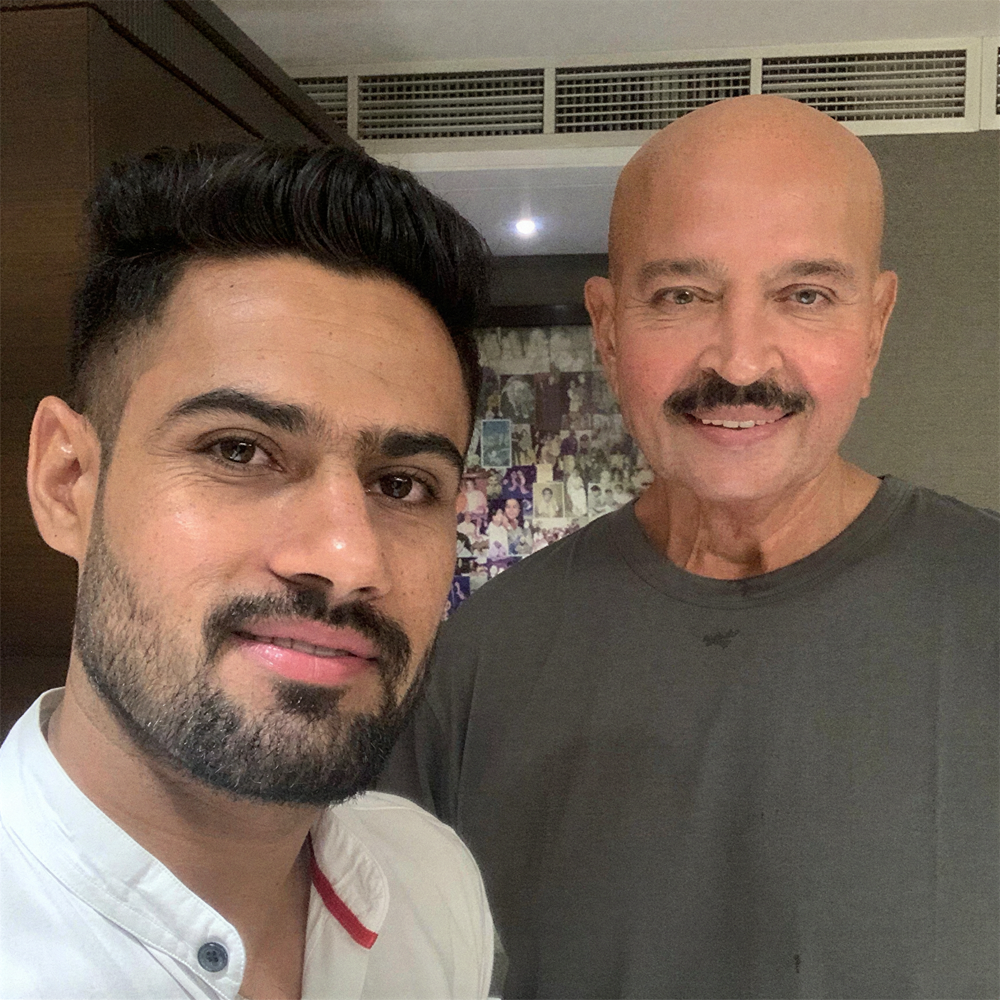 Physiotherapy session with actor Rakesh Roshan in Mumbai