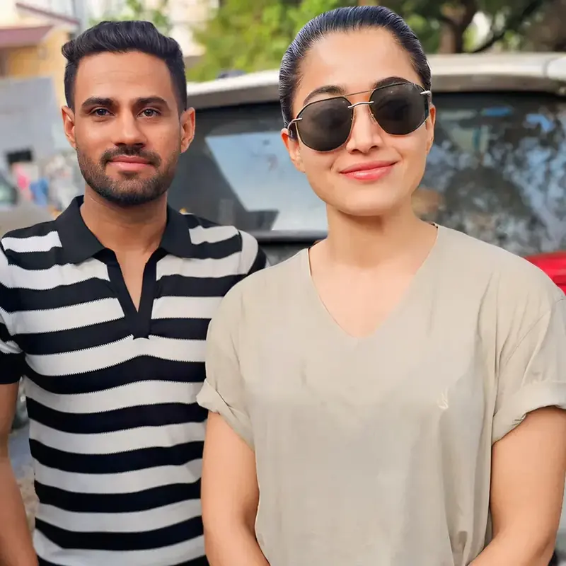 Dr. Choudhary with Rashmika Mandanna
