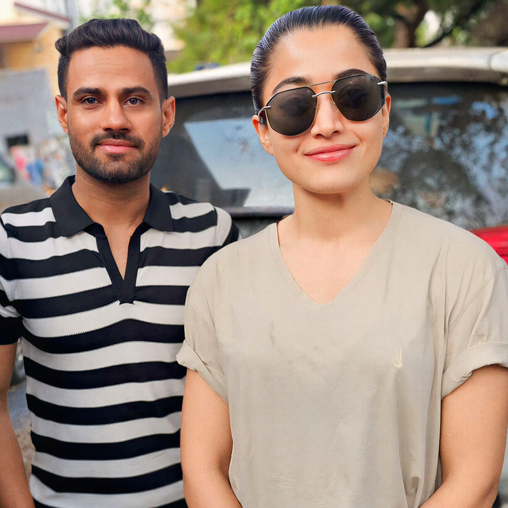 Physiotherapy session with actor Rashmika Mandanna in Mumbai