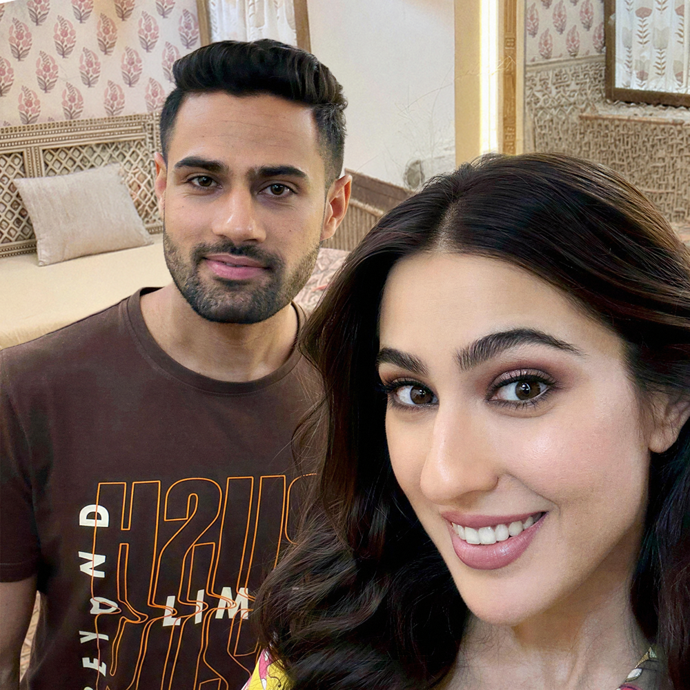Physiotherapy session with actor Sara Ali Khan in Mumbai