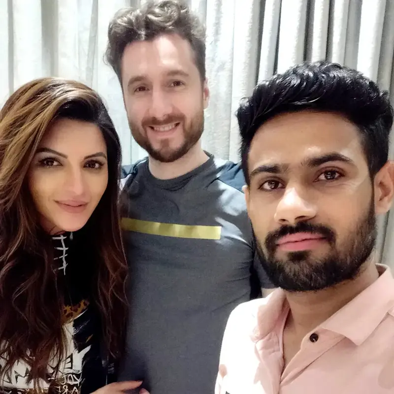 Physiotherapy session with actress Shama Sikander in Mumbai